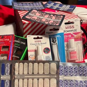 MWOT NAIL PRODUCTS GEL STRIPS: DASHING, DIVA, AND LILY AND FOX